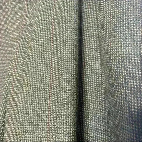 Lauren brown merino wool tweed fully lined straight leg trousers size 12 - Picture 9 of 11